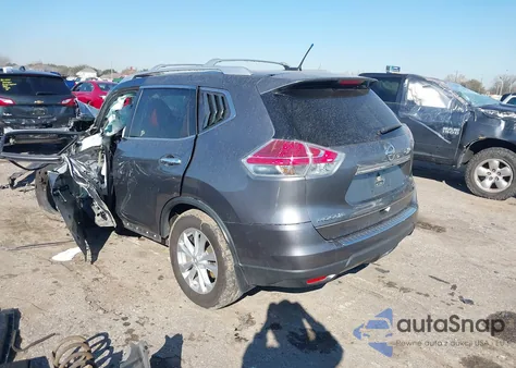 2016 Nissan Rogue Sv z USA, uszkodzony, nr VIN KNMAT2MT1GP610616
